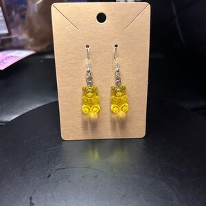 B2G2 Yellow Gummy Bear Earrings
